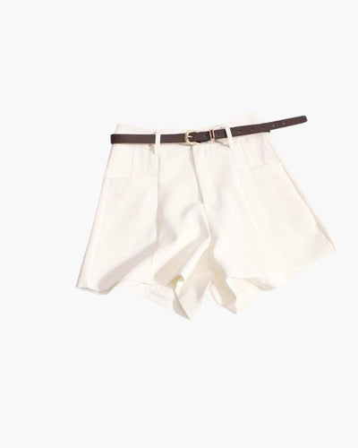 Shorts med hög midja