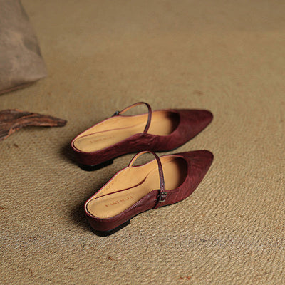 Tanja loafers i läder