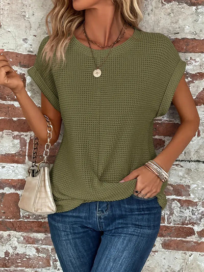 Sylvia t-shirt i stickat