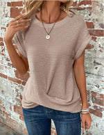 Sylvia t-shirt i stickat