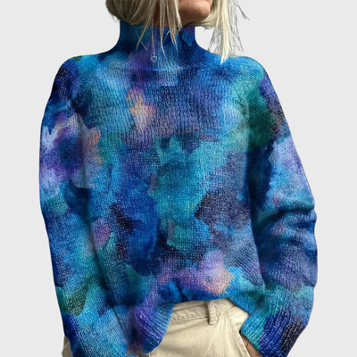 Jacqueline tröja med polokrage