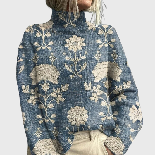 Jacqueline tröja med polokrage