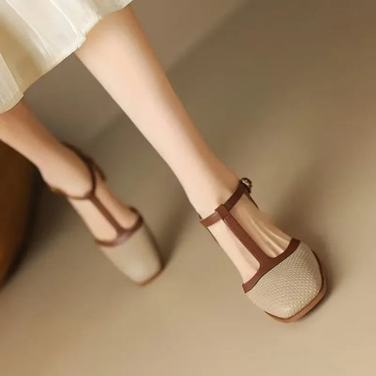 Piper pumps med blockklack