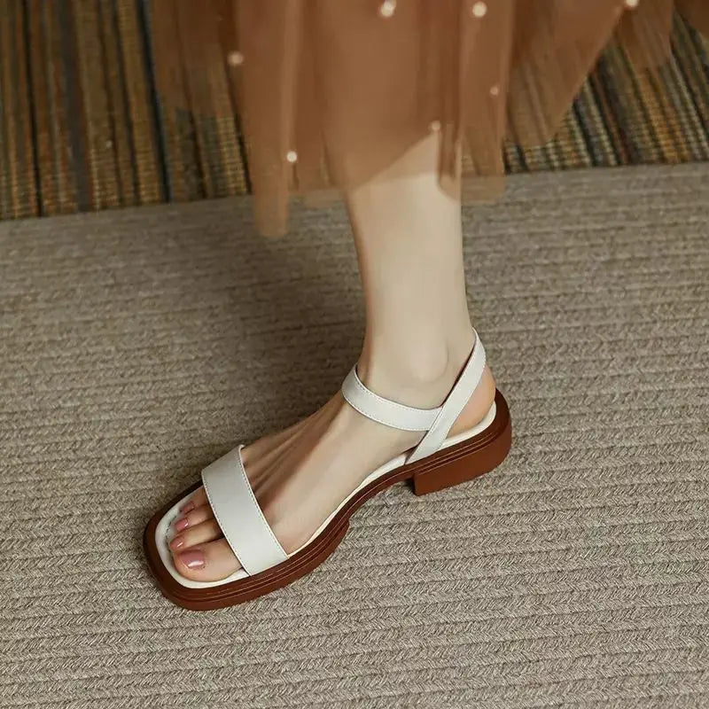 Molly sandaler i läder