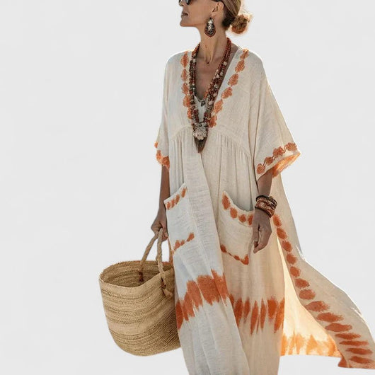 Alina klänning med fickor
