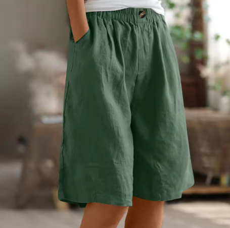 Edith shorts med fickor