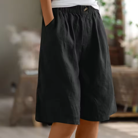 Edith shorts med fickor