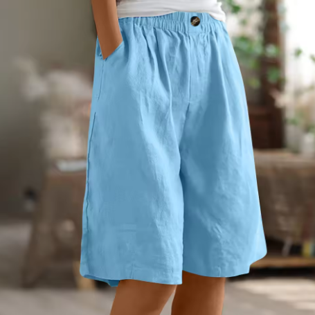 Edith shorts med fickor