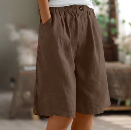 Edith shorts med fickor