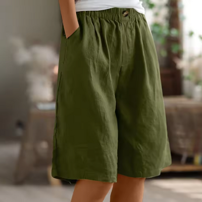Edith shorts med fickor