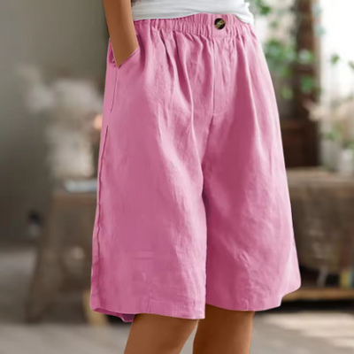 Edith shorts med fickor