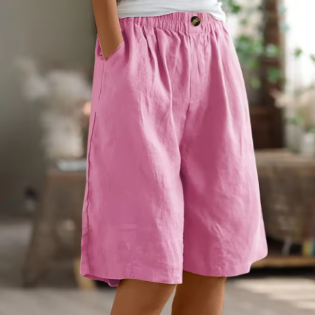 Edith shorts med fickor
