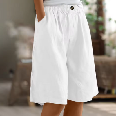 Edith shorts med fickor