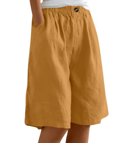 Edith shorts med fickor