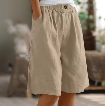 Edith shorts med fickor