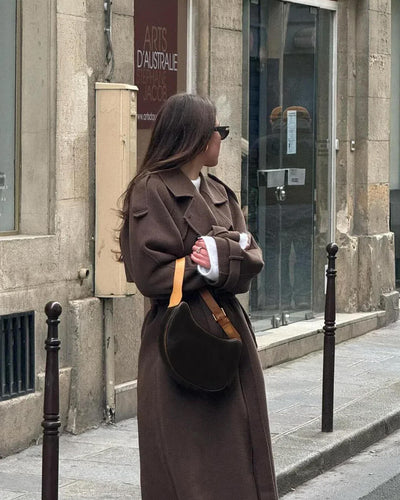 Sabine trenchcoat i ull