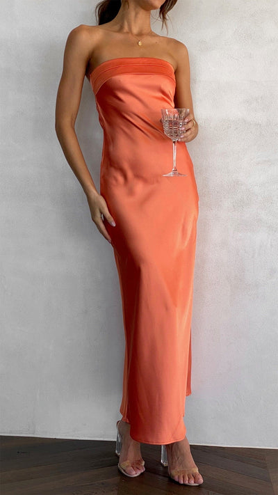 Emma klänning – orange