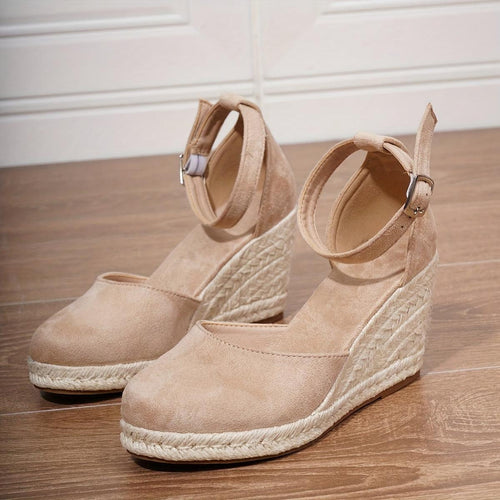 Anna sandaler med kilklack