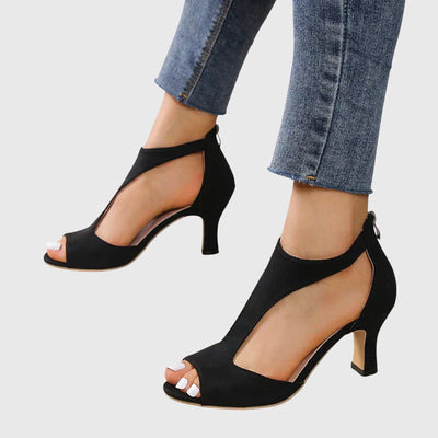 Delfina pumps med blockklack