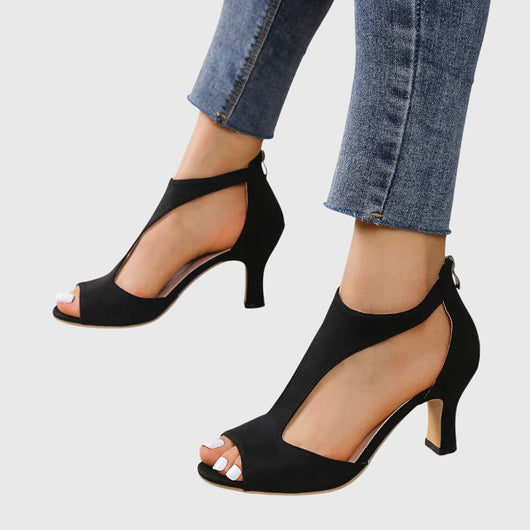 Delfina pumps med blockklack