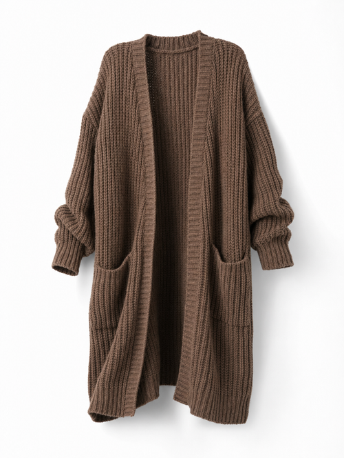 Aldvina lång kofta – oversized