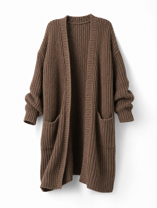 Aldvina lång kofta – oversized