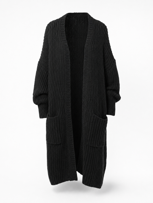 Aldvina lång kofta – oversized