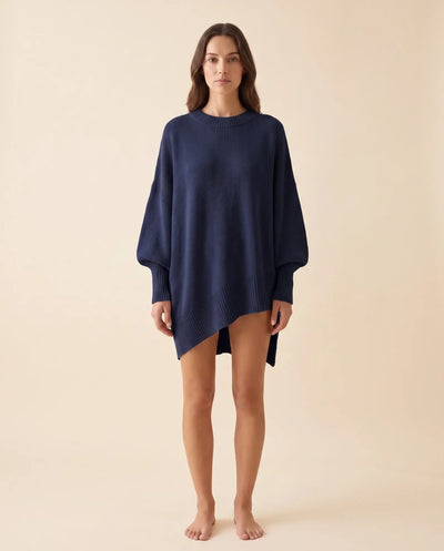 Daphne oversized tröja – asymmetrisk nederkant