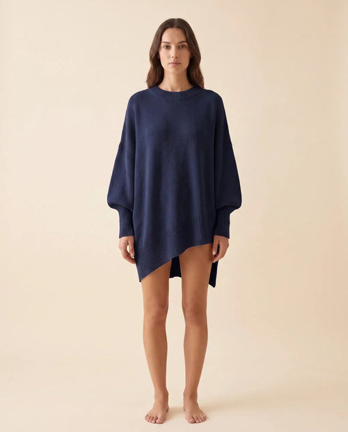 Daphne oversized tröja – asymmetrisk nederkant