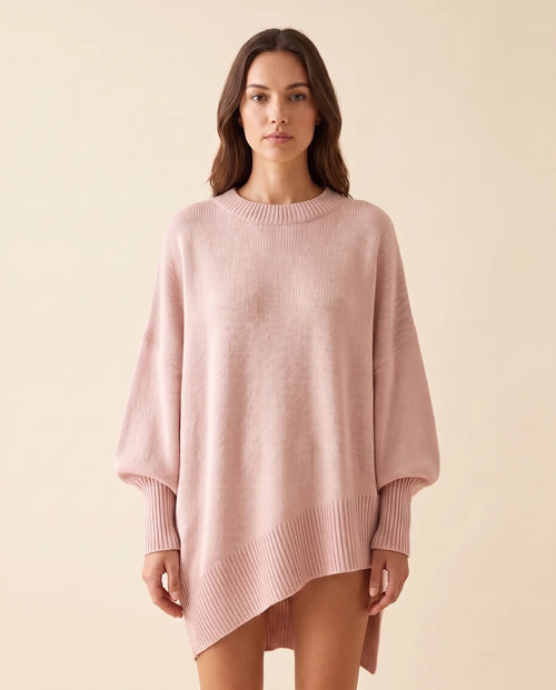 Daphne oversized tröja – asymmetrisk nederkant