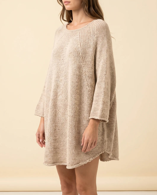Eloise oversized tröja i ponchoform