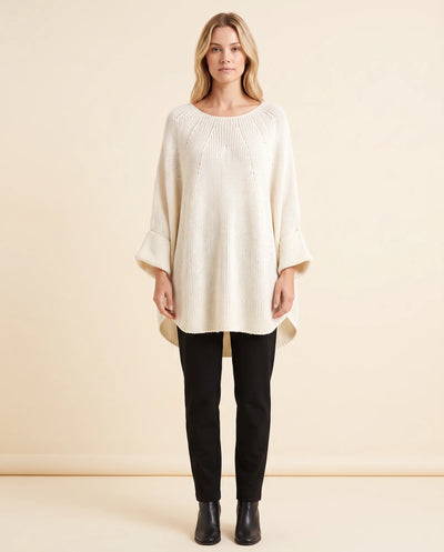 Eloise oversized tröja i ponchoform