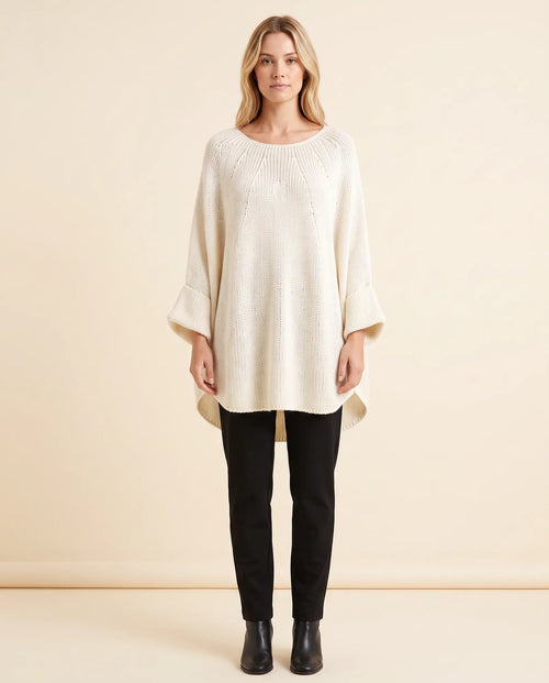 Eloise oversized tröja i ponchoform