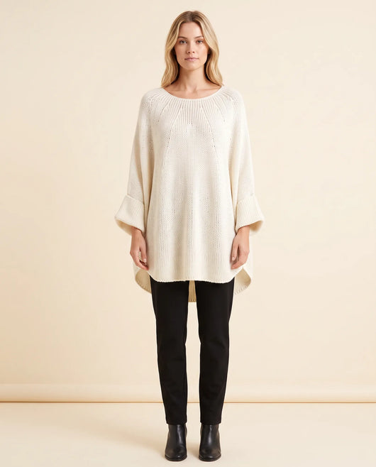 Eloise oversized tröja i ponchoform