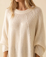 Eloise oversized tröja i ponchoform