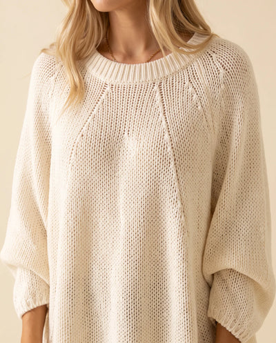 Eloise oversized tröja i ponchoform