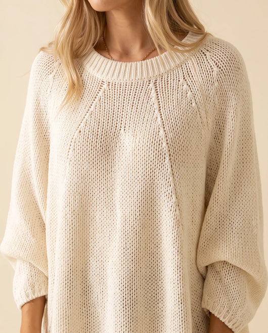 Eloise oversized tröja i ponchoform