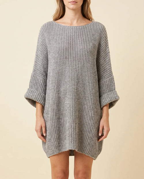 Eloise oversized tröja i ponchoform
