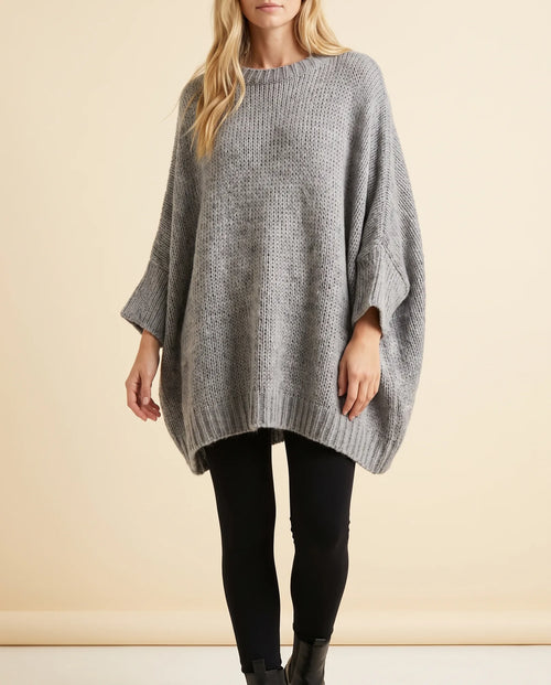 Eloise oversized tröja i ponchoform