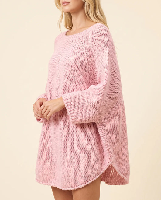 Eloise oversized tröja i ponchoform