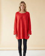 Eloise oversized tröja i ponchoform