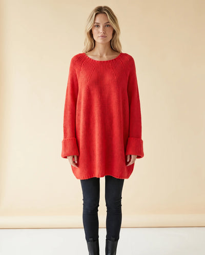 Eloise oversized tröja i ponchoform