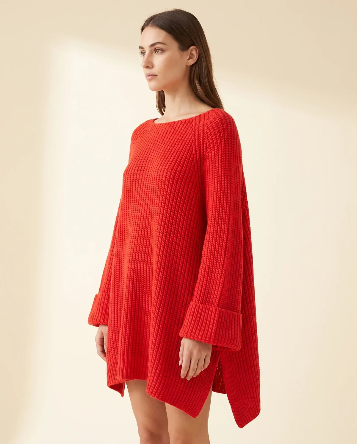 Eloise oversized tröja i ponchoform