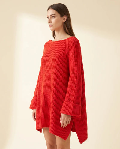 Eloise oversized tröja i ponchoform