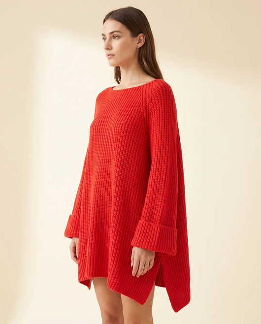 Eloise oversized tröja i ponchoform