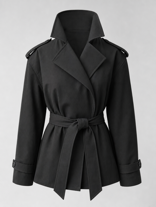 Ashcombe trenchcoat med långa ärmar
