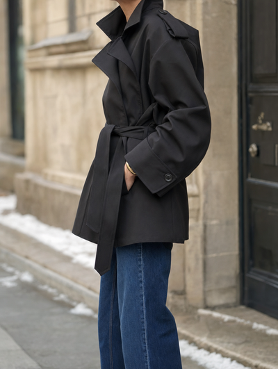 Ashcombe trenchcoat med långa ärmar