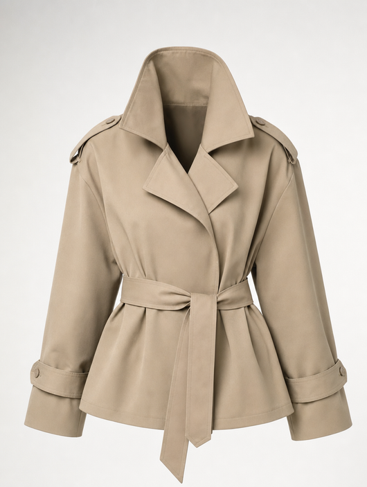 Ashcombe trenchcoat med långa ärmar