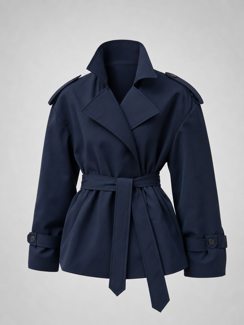 Ashcombe trenchcoat med långa ärmar