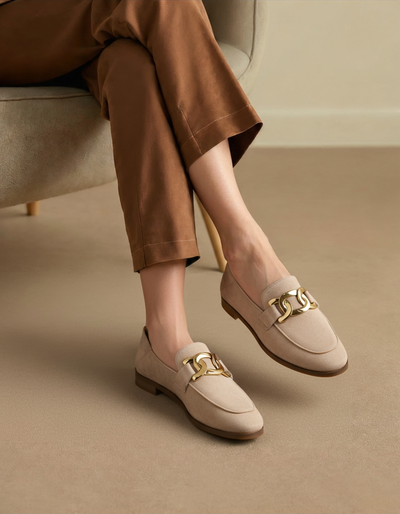 Duchess loafers i läder